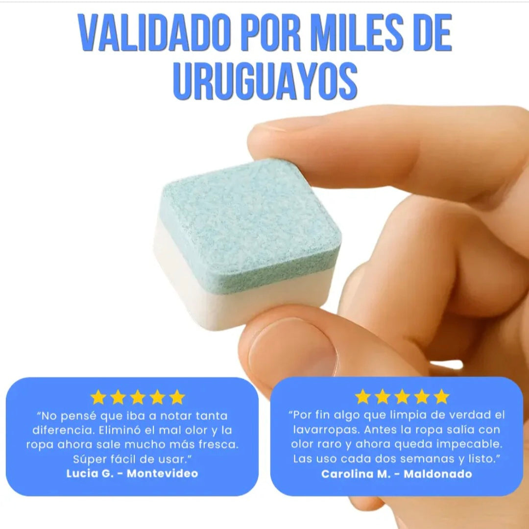 PACK 12 PASTILLAS ANTIBACTERIALES PARA LAVARROPAS