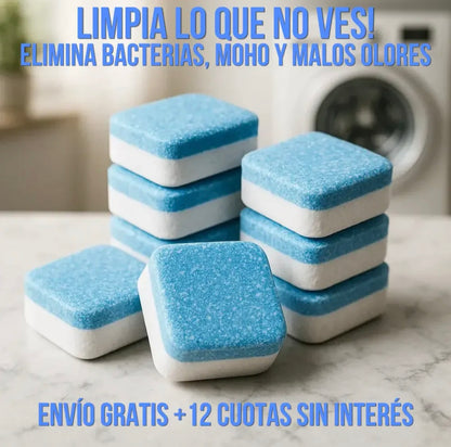 PACK 12 PASTILLAS ANTIBACTERIALES PARA LAVARROPAS